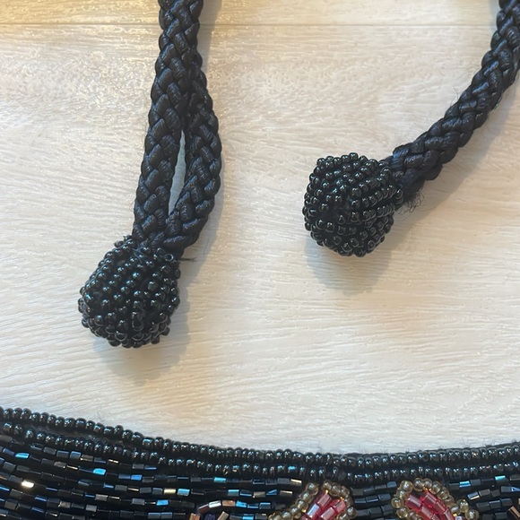 Vintage Lillian Vernon 6752 Beaded Belt beetle/ spider / bee design - Picture 7 of 11